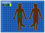 5_fingers absurd_res ambiguous_gender anthro brown_body brown_fur canid canine canis fingers fur green_body green_fur hi_res mammal martin_shep model_sheet neenk solo wolf