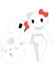 2024 absurd_res anthro anus big_breasts big_butt blush breasts butt censored domestic_cat felid feline felis female genitals hello_kitty_(character) hello_kitty_(series) hi_res looking_at_viewer looking_back mammal navel nipples nude pussy sanrio solo umisag85rabb99
