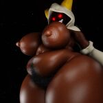 absurd_res adri164 animal_humanoid arc_system_works areola big_breasts blazblue breasts cat_humanoid curvy_female curvy_figure dark_areola dark_body dark_skin felid felid_humanoid feline feline_humanoid female hairy hairy_pussy hi_res huge_breasts humanoid kaka_(blazblue) mammal mammal_humanoid navel overweight overweight_female pubes red_eyes sharp_teeth slightly_chubby slightly_chubby_female smile solo taokaka teeth thick_thighs wide_hips