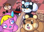  animal_crossing anthro bear bedroom_eyes big_breasts big_butt big_penis breasts butt deer female first_person_view fuchsia_(animal_crossing) genitals group half-closed_eyes handjob handjob_while_sucking human klutzatdusk licking licking_lips looking_at_viewer looking_pleasured male male/female mammal maple_(animal_crossing) narrowed_eyes nintendo nude oral oral_penetration penetration penile penis penis_worship pov_blowjob rodent sciurid seductive sex short_stack size_difference tasha_(animal_crossing) tongue tree_squirrel villager_(animal_crossing) 