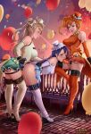  3girls ahegao anal anal_object_insertion arms_behind_back artist_logo artist_name ass balloon blue_eyes blue_hair blush boots bound bound_arms bow breasts brown_eyes cloud commission confetti dildo double_penetration dress dubious_consent elbow_gloves exlic fellatio femdom floor from_behind gloves group_sex hair_bow hand_on_another&#039;s_back hat highres kosaka_honoka large_breasts light_brown_hair lipstick long_hair looking_at_another looking_back looking_down love_live! love_live!_school_idol_project makeup master_and_slave medium_breasts minami_kotori multiple_girls no_panties object_insertion open_mouth oral orange_hair orgasm outdoors patreon_username ponytail public_indecency pussy_juice realistic saliva sex sex_from_behind sex_toy shirt skirt sky small_breasts smile sonoda_umi squatting standing standing_on_one_leg strap-on sunset thigh_boots threesome vaginal yellow_eyes yuri 