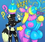  absurd_res anthro balls before_and_after big_balls big_breasts big_penis breasts chest_tuft deltarune femboy gender_transformation genitals gynomorph hi_res huge_balls huge_breasts huge_penis hybrid hyper hyper_balls hyper_genitalia hyper_penis intersex male mind_control penis razbunny solo transformation tuft undertale_(series) werewire 