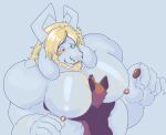  anthro asgore_dreemurr beard belly big_muscles big_pecs blonde_hair blush body_hair boss_monster_(undertale) canid canine canis chest_hair duo embrace embracing_another facial_hair fox hair hi_res horn hug huge_muscles huge_pecs male male/male mammal monster muscular muscular_anthro muscular_male mustache nipples pecs pinumontbalou size_difference story story_in_description undertale_(series) 