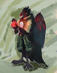  absurd_res anthro avian beak bird clothed clothing fan_character feathers hi_res huge_filesize male mammal solo zerbug 