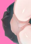  1girl absurdres ass_visible_through_thighs cameltoe close-up commentary_request crotch crotch_focus from_below highres kojima_takeshi lower_body micro_panties original panties partially_visible_vulva pleated_skirt shiny_skin simple_background skirt solo underwear upskirt white_panties 