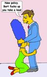  animated marge_simpson seymour_skinner tagme the_simpsons 