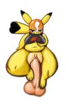  2019 balls belly big_belly big_penis bottomless breasts cleft_tail clothed clothing cosplay_pikachu digital_media_(artwork) duo female humanoid_penis invalid_tag looking_down male male/female nintendo nova_nsfw open_mouth overweight overweight_female penetration penis pikachu pikachu_libre plump_labia pok&eacute;mon pok&eacute;mon_(species) pussy sex simple_background size_difference thick_thighs vaginal vaginal_penetration video_games 