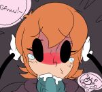  anthro anthro_pov avery_(skullgirls) avian bird black_eyes blush bodily_fluids body_part_in_mouth brown_clothing captainkirb clothing cum cum_from_mouth cum_in_mouth cum_inside cybernetics cyborg duo exclamation_point eyelashes face_fucking fellatio female female_focus first_person_view galliform genital_fluids genitals glistening glistening_genitalia glistening_penis hair handwear head_grab human human_ears human_focus humanoid_genitalia humanoid_penis irrumatio looking_pleasured machine male male/female male_pov mammal oral orange_hair peacock_(skullgirls) peafowl penetrating_pov penile penis penis_in_mouth phasianid pink_blush sex short_hair skullgirls tan_body tan_clothing tan_ears tan_gloves tan_handwear tan_nose tan_skin tears vein veiny_penis 