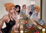  5girls breasts koala_(one_piece) multiple_girls nami_(one_piece) nefertari_vivi nico_robin one_piece rebecca_(one_piece) 