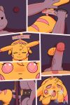  &lt;3 &lt;3_eyes 2018 anus balls butt clothed clothing comic duo eyes_closed fan_character female fur half-closed_eyes humanoid machoke male male/female milachu milachu92 nintendo nude open_mouth partially_clothed penetration penis pikachu pink_eyes pok&eacute;mon pok&eacute;mon_(species) pussy sex size_difference video_games yellow_fur 