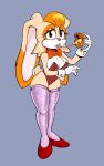  big_breasts bow_tie breasts bunny_costume candy caramel chocolate cleavage clothed clothing costume easter_egg female food footwear ginger gloves lagomorph legwear mammal mature_female open_mouth playboy_bunny rabbit shoes sonic_(series) stockings suggestive suggestive_food thigh_highs unknown_(disambiguation) vanilla_the_rabbit 