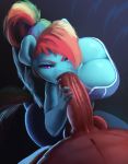  2018 balls breasts clothing duo equine female first_person_view friendship_is_magic hair maarthul male male/female mammal multicolored_hair my_little_pony nude oral penis rainbow_dash_(mlp) sex 