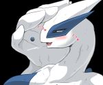  &lt;3 anthro black_eyes blush breasts earth female giga japanese_text legendary_pok&eacute;mon lugia macro nintendo planet pok&eacute;mon pok&eacute;mon_(species) simple_background solo space sweat text video_games ソリュウ 