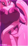  2018 anthro big_breasts breasts civibes digital_media_(artwork) female greninja nintendo nipples pok&eacute;mon pok&eacute;mon_(species) pussy solo thick_thighs video_games 