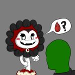  anon blush blush_sticker brooch eyelashes fangs female flora_fauna flower freckles grey_background male not_furry pictographics plant plants_vs_zombies simple_background smile sunflower unknown_artist vampire vampire_sunflower white_eyes 