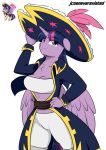  2018 anthro breasts cleavage clothed clothing equine feathers female friendship_is_magic horn jcosneverexisted mammal my_little_pony pirate pirate_hat pirate_outfit solo twilight_sparkle_(mlp) winged_unicorn wings 