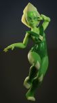  3d_(artwork) absurd_res alien blonde_hair cartoon_network clothed clothing digital_media_(artwork) female green_skin hair hi_res humanoid not_furry peridot_(steven_universe) solo standing steven_universe wo262 