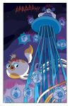 adventure_time adventure_time_(kaboom!) ambiguous_gender backpack cake_the_cat cartoon_network domestic_cat fangs felid feline felis female feral fionna_the_human fur group hi_res human ice ice_queen lion magic mammal natasha_allegri official_art pantherine tail teeth toony
