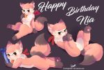  &lt;3 2018 bell blush canine chiffon female fox gift lying mammal nia_(senz) paws scarf senz 