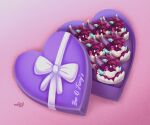 6:5 absurd_res anthro box candy chocolate container dessert food hi_res holidays horn love male naoto smile solo valentine&#039;s_day wickerbeast