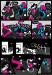  &lt;3 comic debris dialogue english_text fish hi_res humanoid humor machine marine mettaton mettaton_ex plumfsh robot scalie signed sofa star text undertale undyne video_games 