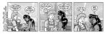 angry anthro apron brave_new_world_(style_wager) clothing comic dialogue domestic_cat duo english_text felid feline felis female freckled_face freckles fur hair human long_hair male mammal monochrome shopping siam_(mbr) siamese style_wager text