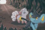 2023 5_tails alolan_form alolan_vulpix ambiguous_gender black_body black_fur blue_body blue_eyes blue_fur cave cheek_tuft duo facial_tuft feral fur generation_4_pokemon generation_7_pokemon gloves_(marking) head_tuft hi_res inside leg_markings malachi_(wooled) markings multi_tail multicolored_eyes nintendo parody pink_body pink_eyes pink_fur pink_nose pokemon pokemon_(species) pokemon_mystery_dungeon quadruped regional_form_(pokemon) rock rune_(wooled) shaded shadow shinx shiny_pokemon socks_(marking) spike_chunsoft tail tuft two_tone_eyes white_body white_fur wooled yellow_eyes yellow_nose