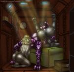 after_sex anthro bodily_fluids boxcar cum cum_in_mouth cum_inside cum_string cunnilingus deathclaw drinking drinking_cum drinking_own_cum fallout female genital_fluids group group_sex gynomorph hi_res holding_partner intersex intersex/female kobold microsoft oral proxana_(mithrilfoxsheppard) questionable_consent raider_(fallout) ruanshi saliva scalie sex threesome trio vaginal vaginal_fluids