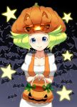  bel_(pokemon) big_hat blonde_hair blue_eyes breasts commentary_request halloween hat highres medium_hair pokemon pokemon_(game) pokemon_bw small_breasts solo tm_(hanamakisan) 