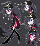 absurd_res anthro arm_grab female helluva_boss hi_res icey_(artist) laugh octavia_(helluva_boss) smile solo sparkles