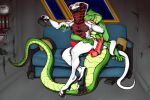 2_penises absurd_res alien anal anal_penetration animal_genitalia animal_penis anthro anus backsack balls big_balls big_butt big_penis bite biting_lip blue_eyes bookshelf butt canine_genitalia canine_penis cobra controller controller_on_sofa cosmic_background cult_of_the_lamb curling_toes dark_room duo electronics english_text feet friends_vs_friends furniture game_console gaming genitals glowing glowing_anus glowing_eyes glowing_genitalia glowing_markings glowing_penis green_body hi_res holding_controller holding_object hybrid living_tail male male/male markings massive_monster_(studio) multi_genitalia multi_penis multicolored_body neck_bite nude nude_anthro nude_male penetration penile penile_penetration penis penis_in_ass red_eyes reptile savya scalie seal_plushie sex shoulder_bite sitting sitting_on_another smile snake snake_hood snake_penis snake_tail sofa sofa_sex space space_background spaceship_interior speech_bubble spread_butt spreading tail text the_witcher tv_lighting unusual_anatomy unusual_genitalia unusual_penis unusual_tail wide_hips xinyo xinyo_(xinyo)