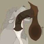  2025 absurd_res animal_genitalia animal_penis anthro balls big_balls bodily_fluids chest_tuft cum cum_from_nose cum_in_mouth cum_in_nose cum_inside cum_spurt drooling duo ear_piercing ear_tuft equid equine equine_genitalia equine_penis erection eyes_closed fangs felid fellatio fur genital_fluids genitals grey_background grey_body grey_fur hi_res horse internal irrumatio lion male male/male mammal medial_ring melancholiclion neck_bulge neck_hair neck_tuft open_mouth oral pantherine penile penis piercing saliva sex side_view simple_background teeth tongue tongue_out tuft vein veiny_penis 