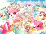  angel bang_dream! bear halo mascot michelle_(bang_dream!) sky smile wings 