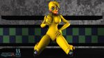  2015 3d_(artwork) animatronic anthro avian bird chica_(fnaf) chicken digital_media_(artwork) female five_nights_at_freddy&#039;s hi_res kaydeepl looking_at_viewer machine nude pussy robot solo video_games 