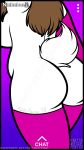  arm_warmers armwear big_breasts big_butt breasts brown_hair butt clothing elbow_gloves female fur gloves gradient_background hair lagomorph legwear mammal mostly_nude nichole_(nitefang) nitefang_(artist) purple_background rabbit selfie simple_background slightly_chubby snapchat socks thick_thighs thigh_highs white_fur 