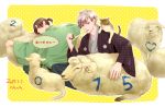  2boys male male_focus multiple_boys sheep tagme uta_no_prince-sama 