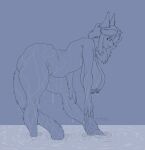 anthro areola bathing belly bent_over big_areola big_breasts big_butt big_nipples breasts butt curvy_figure elderly felid female gavrila_(kittykuscell) hair huge_butt khajiit kittykuscell long_hair mammal microsoft nipples overweight overweight_female sagging_breasts sketch solo the_elder_scrolls thick_thighs voluptuous washcloth