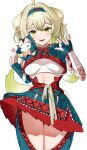  1boy 1girl absurdres ahoge animal_ears animal_on_shoulder armor bandaged_arm bandaged_chest bandages bob_cut felyne ferret ferret_ears ferret_girl ferret_tail fishnet_sleeves fishnets gradient_fur gradient_hair gradient_tail green_eyes green_fur green_hair green_nails green_tail hair_between_eyes hairband heart highres hood hood_down indie_virtual_youtuber jewelry laimu_(vtuber) laimu_(vtuber)_(huntress) limon_(laimu) looking_at_viewer midriff midriff_peek monster_hunter_(series) multicolored_fur multicolored_hair multicolored_tail nargacuga_(armor) necklace pink_nails scale_armor short_hair skirt tail thigh_gap thighhighs tooth_necklace tunic two-tone_fur two-tone_hair two-tone_tail upskirt uwu vinesauce virtual_youtuber white_fur white_hair white_tail zen_(artist) zettai_ryouiki 