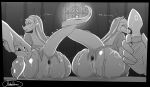 2025 5_fingers abelisaurid absurd_res ahegao anal_fluids anal_juice_string anon_(snoot_game) anthro anus aquilops artist_name big_butt black_and_white black_border blush bodily_fluids border butt butt_squish buttplug carnotaurus cavemanon_studios ceratopsian clothing dinosaur entwined_tails eyelashes facial_horn female fingerless_gloves fingers gaping gaping_anus garter_straps genitals german_text glistening glistening_body glistening_scales gloves goodbye_volcano_high grace_(iwhtg) group handwear head_spikes heart_eyes heart_symbol hi_res horn human i_wani_hug_that_gator inco_(iwhtg) inside legwear long_tail looking_pleasured male mammal monochrome nose_horn nun nun_outfit ornithischian plug_(sex_toy) plump_labia prehistoric_species ratherdevious reptile rosa_(gvh) scales scalie sex_toy sitting smile snoot_game snout spanish_text spiked_tail spikes spikes_(anatomy) squish stockings sweat sweatdrop tail tail_coil text theropod thick_thighs tongue tongue_out translated vulva watermark wide_hipped_anthro wide_hipped_female wide_hips
