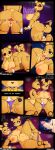 absurd_res anal animatronic anthro anus bear black_sclera blush breasts butt clitoris close-up comic crossgender cunnilingus customer_(freddy_fuckbear&#039;s_cathouse) dialogue english_text female female/female fingering five_nights_at_freddy&#039;s five_nights_at_freddy&#039;s_3 freddy_fuckbear&#039;s_cathouse_(kevwrite) genitals golden_freddy_(fnaf) gradient_background green_eyes group heart_symbol hi_res inverted_nipples kevwrite lagomorph leporid licking looking_at_viewer machine male mammal masturbation nipples oral rabbit rimming robot scottgames sex simple_background sound_effects spread_anus spread_butt spread_vulva spreading springtrap_(fnaf) text tongue trio vaginal yellow_body