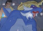 2024 absurd_res all_fours ambiguous_penetration anthro anthro_penetrated big_breasts big_butt biped black_hair blue_body blue_countershading blue_skin blue_tail blush blush_lines bodily_fluids breasts breath butt cave clenched_teeth colored countershade_skin countershade_torso countershading detailed_background digital_media_(artwork) doggystyle duo eyes_closed fangs female female_anthro female_on_human female_penetrated from_behind_position front_view generation_5_pokemon hair heart_pupils hi_res horn huge_breasts human human_on_anthro human_penetrating human_penetrating_anthro inside interspecies kemono larger_anthro larger_female larger_penetrated light_body light_skin looking_pleasured male male/female male_human male_on_anthro male_penetrating male_penetrating_female mammal mature_anthro mature_female multicolored_body multicolored_skin nintendo nude obscured_penetration open_mouth penetration penile penile_penetration pink_nose pink_tongue pokemon pokemon_(species) pokemorph pokephilia red_eyes saliva saliva_string samurott sex shaded short_hair size_difference smaller_human smaller_male snout standing sweat tail teeth tongue tongue_out tubasa two_tone_body two_tone_skin