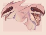 absurd_res ambiguous_gender aniriteron anthro arvinian avian beak dinosaur duo eyebrows feathers glottis hi_res hybrid jagged_mouth open_mouth plumicorns prehistoric_species reptile scalie teeth theropod throat toothed_beak