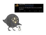  animal_focus big_bird_(project_moon) colored_sclera extra_eyes full_body holding holding_lantern lantern lobotomy_corporation no_humans project_moon simple_background white_background yellow_sclera yongsa_(ishmaelenjoyer) 
