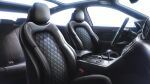  car_interior car_seat day from_side highres leather motor_vehicle no_humans non-web_source official_art our_life:_beginnings_and_always patterned scenery skylight steering_wheel window_light 