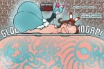 anthro balls big_balls big_breasts bodily_fluids breasts clothing cum cum_inflation cum_inside english_text female femboy generation_3_pokemon genital_fluids genitals huge_balls huge_breasts human hyper hyper_balls hyper_genitalia inflation interspecies kirlia kurly maid_uniform mammal may_(pokemon) nintendo pokemon pokemon_(species) pokephilia shiny_pokemon text uniform uxdragon