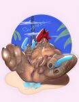 absurd_res alien anus balls bodily_fluids dessert dripping feet food foreskin genitals halo_(series) hi_res humanoid ice_cream looking_at_viewer male microsoft muscular nude pecs penis plachinta sangheili scalie solo solo_focus spread_anus spreading sweat text toes xbox xbox_game_studios