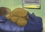  anthro balls bear bed bedding bedroom belly big_penis blanket branch brown_fur brown_nose clothing cum cum_everywhere cum_on_chest cum_on_face cum_on_stomach cumshot dirtymutt ejaculation erection eyes_closed fur grizzly_bear grizzmid_(character) hand_on_stomach hand_on_thigh huge_penis humanoid_penis leaf male mammal masturbation messy obese orgasm orgasm_face overweight overweight_male partially_retracted_foreskin penis pillow precum shirt solo teeth tongue uncut vein veiny_penis window 