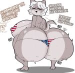 2025 4th_of_july american_flag_bikini anthro areola big_breasts big_butt bikini bikini_bottom bikini_top black_nose blue_bikini blue_bikini_bottom blue_clothing blue_swimwear blush blush_lines bottomwear breasts butt clothed clothing crouching digital_media_(artwork) domestic_cat duo elderly elderly_anthro elderly_female english_text erection erection_under_clothing exclamation_point eyes_closed felid feline felis female flag_bikini fur furu_flami grandchild_(lore) grandmother_(lore) grandmother_and_grandchild_(lore) grandmother_and_grandson_(lore) grandparent_(lore) grandparent_and_grandchild_(lore) grandson_(lore) grey_body grey_ears grey_fur grey_tail hair hair_over_eyes hi_res holidays huge_breasts huge_butt hyper hyper_breasts hyper_butt incest_(lore) looking_at_another looking_back male male/female mammal multicolored_bikini multicolored_bikini_bottom multicolored_body multicolored_clothing multicolored_fur multicolored_swimwear nipples onomatopoeia pink_areola pink_nipples question_mark rear_view red_bikini red_bikini_bottom red_bikini_top red_clothing red_swimwear shirt short_hair shorts sound_effects standing swimwear t-shirt tail tan_hair text thick_thighs three-quarter_view tongue topwear twerking two-piece_swimsuit two_tone_bikini two_tone_bikini_top two_tone_body two_tone_fur two_tone_tail white_bikini white_bikini_bottom white_bikini_top white_clothing white_swimwear