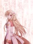  1girl bell blonde_hair closed_mouth coat commentary_request cowboy_shot crossdressing dated_commentary expressionless gold_trim hair_bell hair_ornament high_priest_(ragnarok_online) jingle_bell long_hair long_sleeves looking_at_viewer looking_back multicolored_coat ragnarok_online red_coat red_eyes sharari solo tassel tassel_hair_ornament two-tone_coat white_coat 