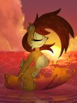 absurd_res animal_humanoid anthro archie_comics areola big_breasts big_butt black_nose breasts brown_body brown_fur butt chipmunk digital_media_(artwork) eyebrows eyes_closed female fur ground_squirrel hair hi_res huge_butt humanoid mammal mastermochikun mouth_closed nipples nude outside partially_submerged red_hair rodent sally_acorn sciurid sea sega skinny_dipping sky smile solo sonic_the_hedgehog_(archie) sonic_the_hedgehog_(comics) sonic_the_hedgehog_(series) splash splashing_water sunset tail thick_thighs tree_squirrel water weebmochi69 wet wet_hair wide_hips yaboiskywardmochi1998